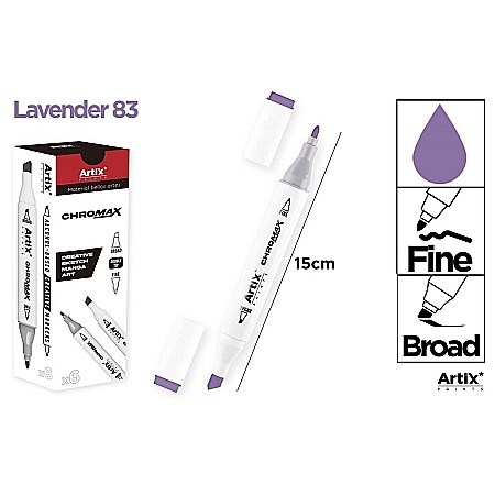 FINE ARTS&GRAPHICS - ART MARKER IPB 2 CAPETE LAVANDA 83 PP915-83