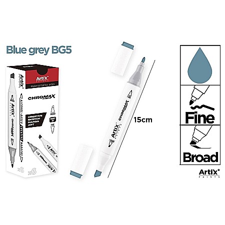 FINE ARTS&GRAPHICS - ART MARKER IPB 2 CAPETE BLUE GRAY BG5 PP915-106
