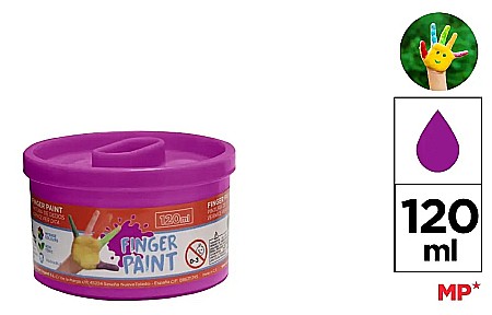 Tempera la bucata - TEMPERA PENTRU DEGETE IPB 120ML VIOLET PP615-10