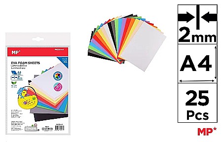 HOBBY - COALA GUMATA IPB A4 2MM 25/SET CULORI ASORTATE PN228-A4