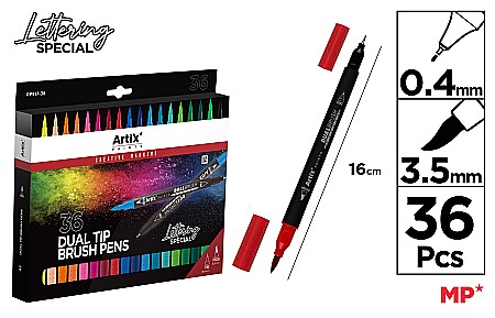 FINE ARTS&GRAPHICS - MARKER VARF PENSULA IPB 2 CAPETE 36/SET PP917-36