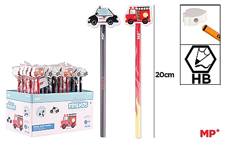 Instrumente pentru scris kids - CREION IPB CU RADIERA MASINI PE336-05