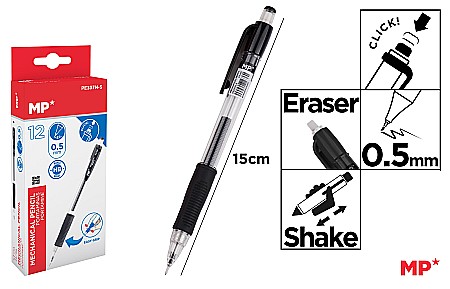 Creioane mecanice - CREION MECANIC IPB 0.5MM NEGRU PE337N-S