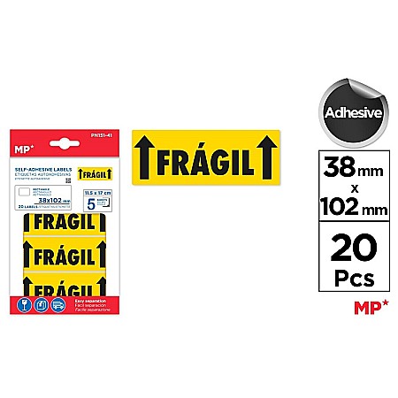Etichete autoadezive - ETICHETE ADEZIVE IPB 38*102MM 5 COLI/SET 20 BUCATI PN151-41