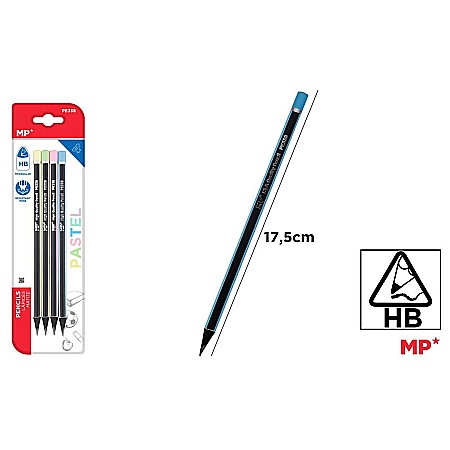 INSTRUMENTE DE SCRIS - CREION GRAFIT IPB HB LEMN NEGRU 4/SET PE338