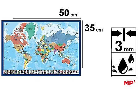 ARTICOLE DE BIROU - MAPA BIROU IPB 35*50CM HARTA LUMII PA950-03