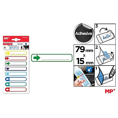 Etichete autoadezive - ETICHETE ADEZIVE IPB 79*15MM SAGEATA, WATERPROOF PN125-69