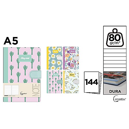 HARTIE PRODUSE DIN HARTIE - NOTES IPB A5 FANTASY STAY COOL CLAPA MAGNETICA PB475-34