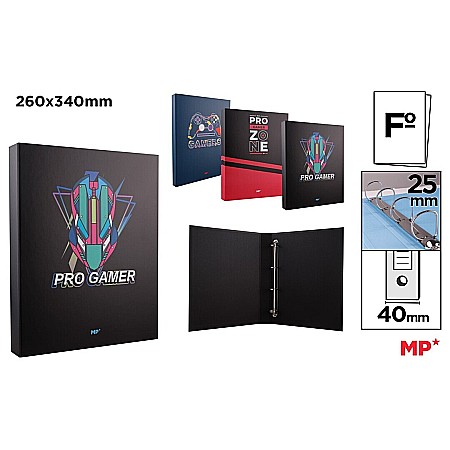 ORGANIZARE SI ARHIVARE - CAIET MECANIC A4 IPB 4CM 4 INELE PRO GAMER PC109-35