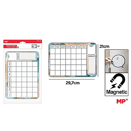 MIJLOACE DE PREZENTARE - FOLIE MAGNETICA IPB A4 MENIU SAPTAMANAL PN126-06