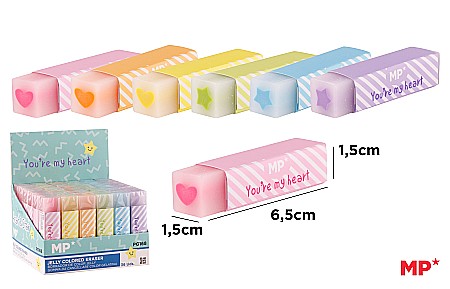 RECHIZITE SCOLARE - RADIERA IPB JELLY PASTEL PG168