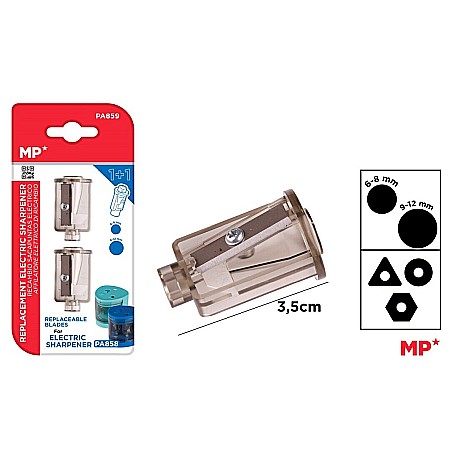 RECHIZITE SCOLARE - REZERVA ASCUTITOARE ELECTRICA IPB 2/SET PA859