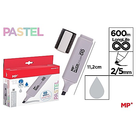 Textlinere - TEXTMARKER IPB GRI PASTEL FLUO PE534GC-S