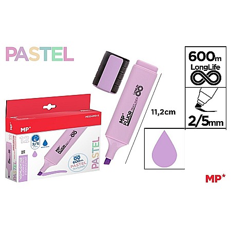 Textlinere - TEXTMARKER IPB MOV PASTEL FLUO PE534MO-S