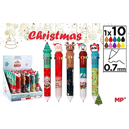 Instrumente pentru scris kids - PIX IPB 10 CULORI FANTASY CRACIUN PE253-26