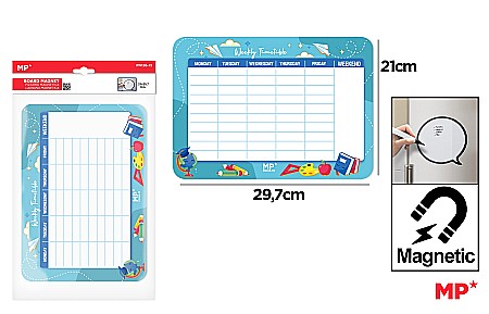 Banda Magnetica/ Folie Magnetica - FOLIE MAGNETICA IPB A4 ORAR SCOLAR PN126-13