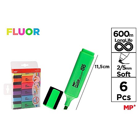 Textlinere - TEXTMARKER IPB 6 CULORI/SET PE534-05