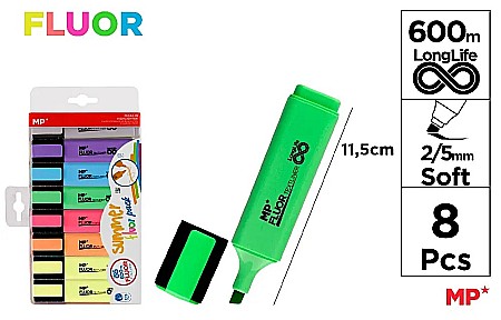 Textlinere - TEXTMARKER IPB 8/SET CULORI FLUOR PE534-09