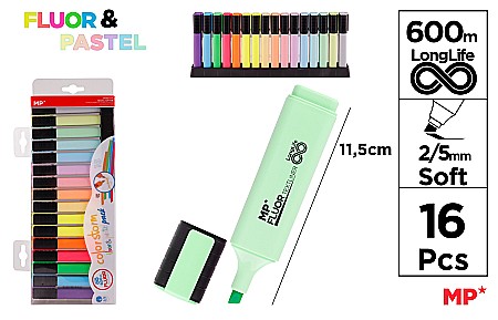 Textlinere - TEXTMARKER IPB 16 CULORI/SET PE534-11