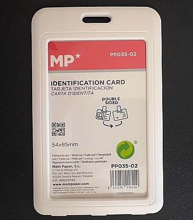 BUZUNAR ECUSON IPB 54*85MM VERTICAL ALB PP035-02 [2]