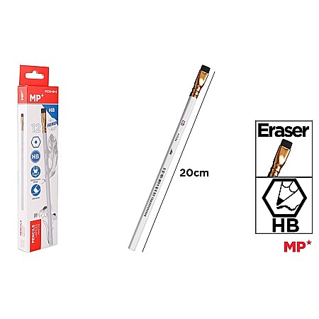 INSTRUMENTE DE SCRIS - CREION GRAFIT IPB HB CU RADIERA HEXAGONAL ALB PE304B-S