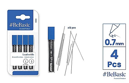 INSTRUMENTE DE SCRIS - MINA CREION BeBasic 0.7MM HB, 4/SET S011