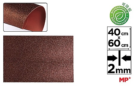 HOBBY - COALA GUMATA GLITTER IPB 40*60CM BIODEGRADABILA MARO PN595-06