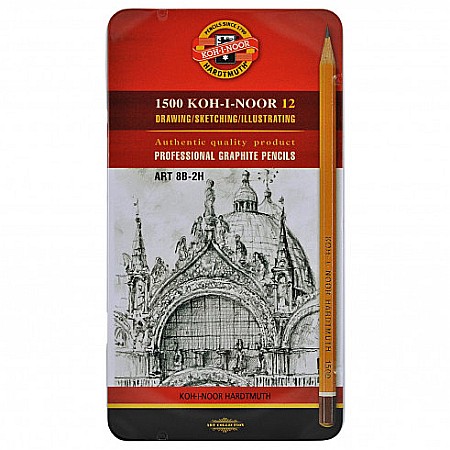 FINE ARTS&GRAPHICS - KOH SET CREION GRAFIT 12/SET 8B-2H K1502/2