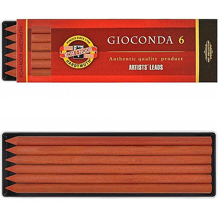 FINE ARTS&GRAPHICS - KOH CRETA ARTA GIOCONDA 6/SET SEPIA ROSU KOH-I-NOOR K4373