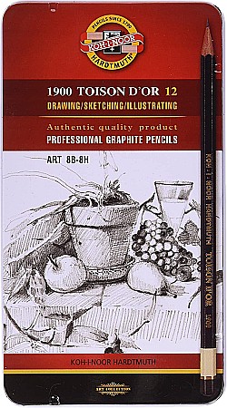 FINE ARTS&GRAPHICS - KOH SET CREION GRAFIT 12/SET 8B-8H K1902-12