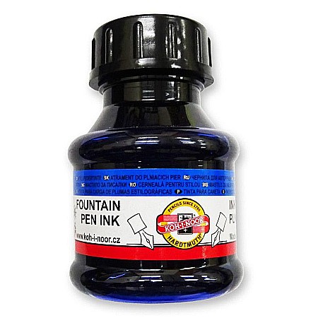 Cerneala/ Cartuse cerneala - KOH CERNEALA CALIMARA 50ML ALBASTRA KOH-I-NOOR K141500