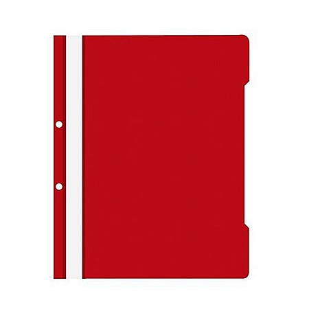 Dosare plastic cu sina pt documente - LEC DOSAR SINA PLASTIC NOKI ECO 4823080B/ 48288080 ROSU - PROMO