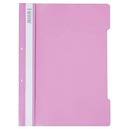 Dosare plastic cu sina pt documente - LEC DOSAR SINA PLASTIC NOKI ECO 48288060B ROZ PAL -PROMO