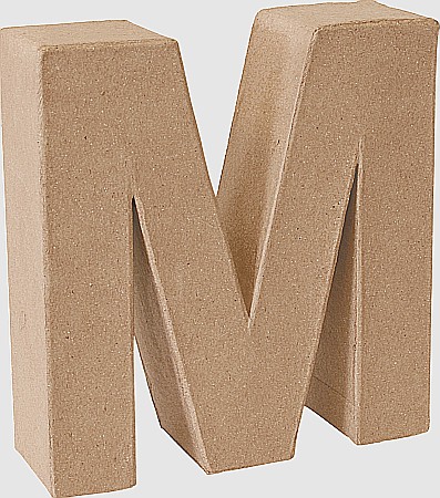 HOBBY - KP LITERA PAPIER MACHE 17.5CM 19293113 - M