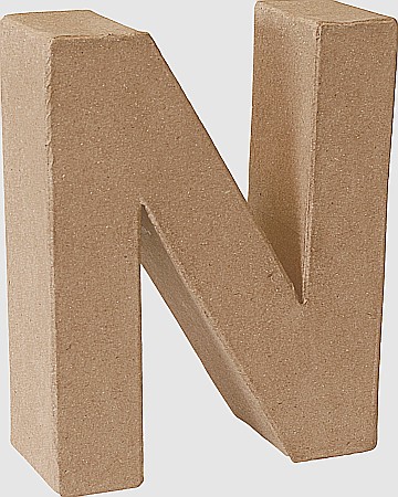 HOBBY - KP LITERA PAPIER MACHE 17.5CM 19293114 - N