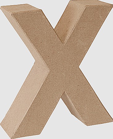 HOBBY - KP LITERA PAPIER MACHE 17.5CM 19293124 - X