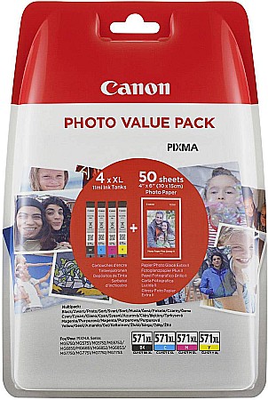 CANON - NEO CARTUS CANON CLI 571  BK, C, Y, M PACHET XL