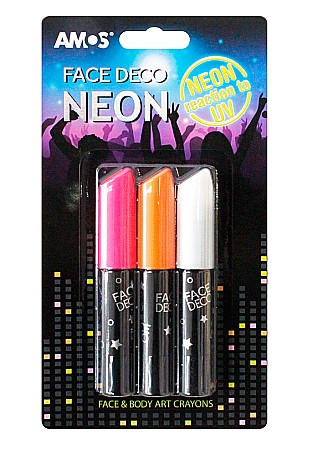 Machiaj, Tatuaje, Masti bal - LEG SET MACHIAJ AMOS 3/SET NEON FD10B3-ND F335