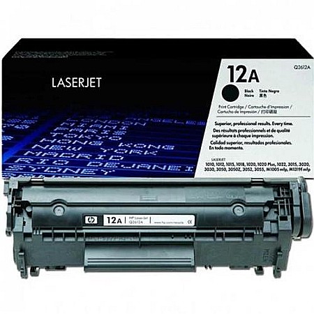 CONSUMABILE IMPRIMANTE - TONER HP Q2612A BK ORIGINAL