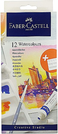 RECHIZITE SCOLARE - LEC TEMPERA FABER-CASTELL 12/SET X 9ML SI PALETA FC169612