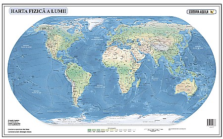 Harti scolare de perete - HARTA LUMII 50*70 2506124