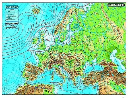 Harti scolare de perete - EDA HARTA EUROPEI 120*160