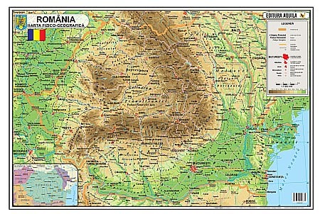 Harti scolare de perete - HARTA ROMANIEI 70*100 2326178