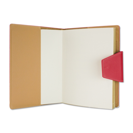 AGENDA DATATA LUX PIELE ILARIA CU CLAPA BLU 15*21CM 2026 371BL [1]