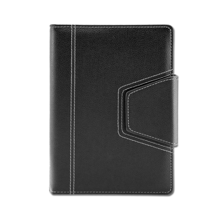 Agende 2026 - AGENDA DATATA LUX PIELE ILARIA CU CLAPA NEGRU 15*21CM 2026 371N