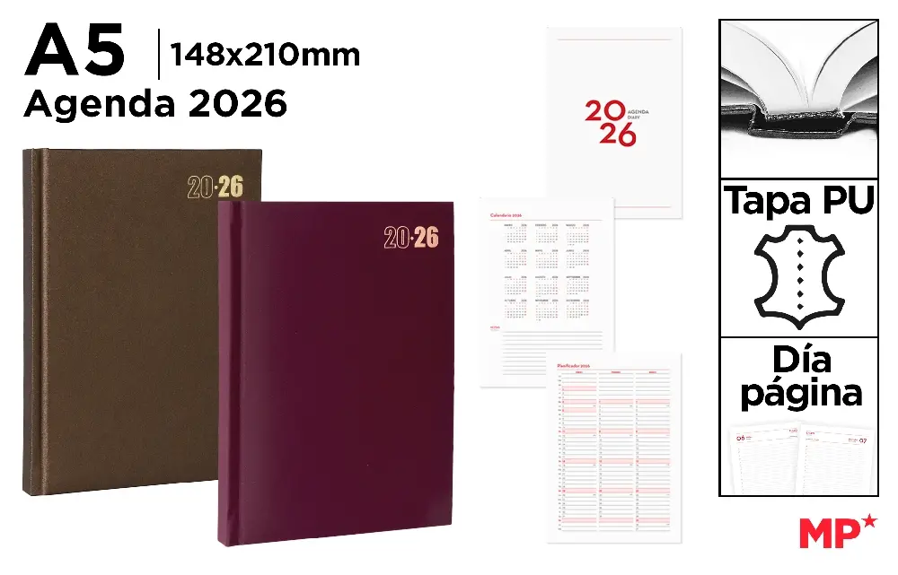 Agende 2026 - AGENDA IPB A5 2026 DATATA ZILNIC PB26-60-03