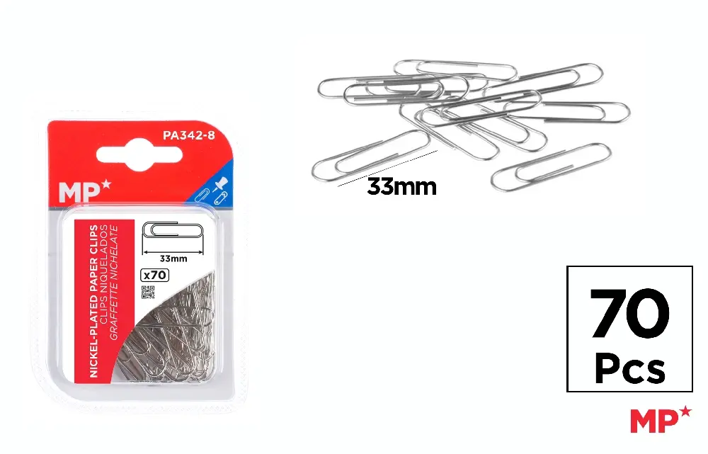 Agrafe Hartie - AGRAFE HARTIE IPB 33MM 70/SET NICHEL PA342-8