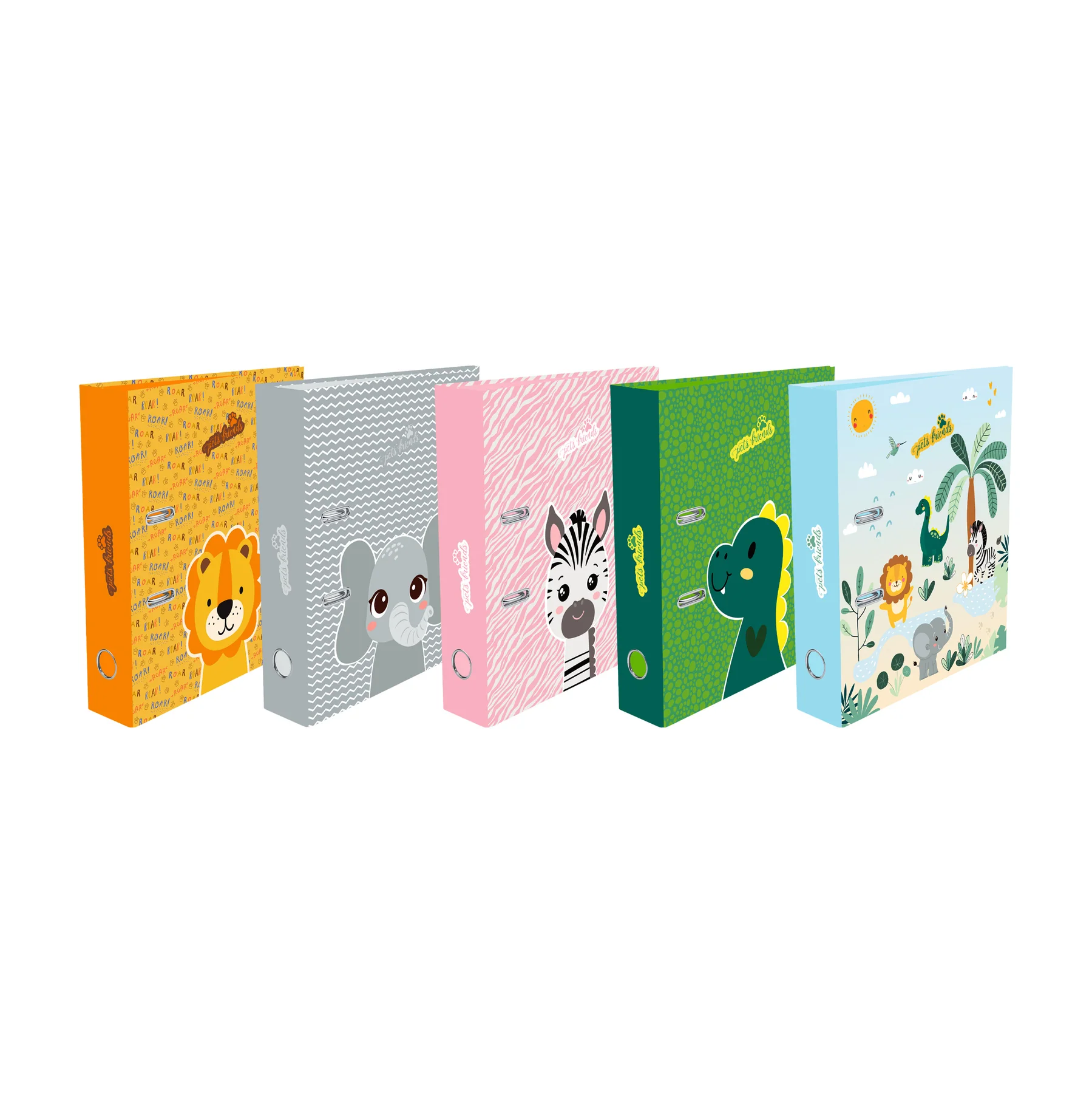 ORGANIZARE SI ARHIVARE - BIBLIORAFT A4 AMBAR 7.5CM LITTLE FRIENDS 234839