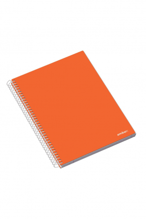 AM CAIET A4 120F SPIRA 5 SUBIECTE AMBAR HARD COVER 163511 LINII [4]