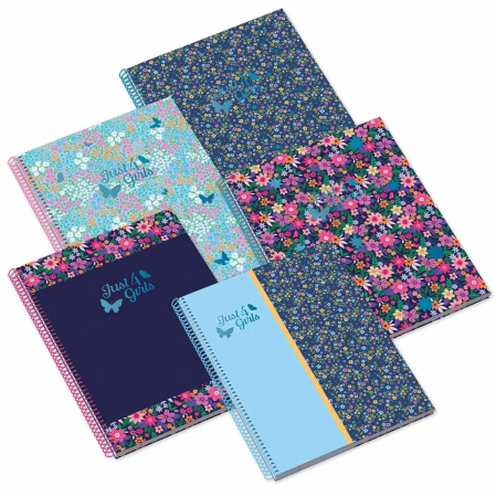 Caiete scolare - AM CAIET A4 80F SPIRA JUST4GIRLS LINII 233603